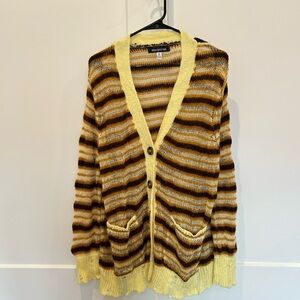 Urban outfitters striped cardigan